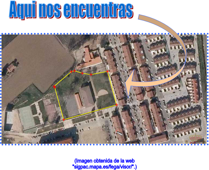 Imagen aerea del colegio