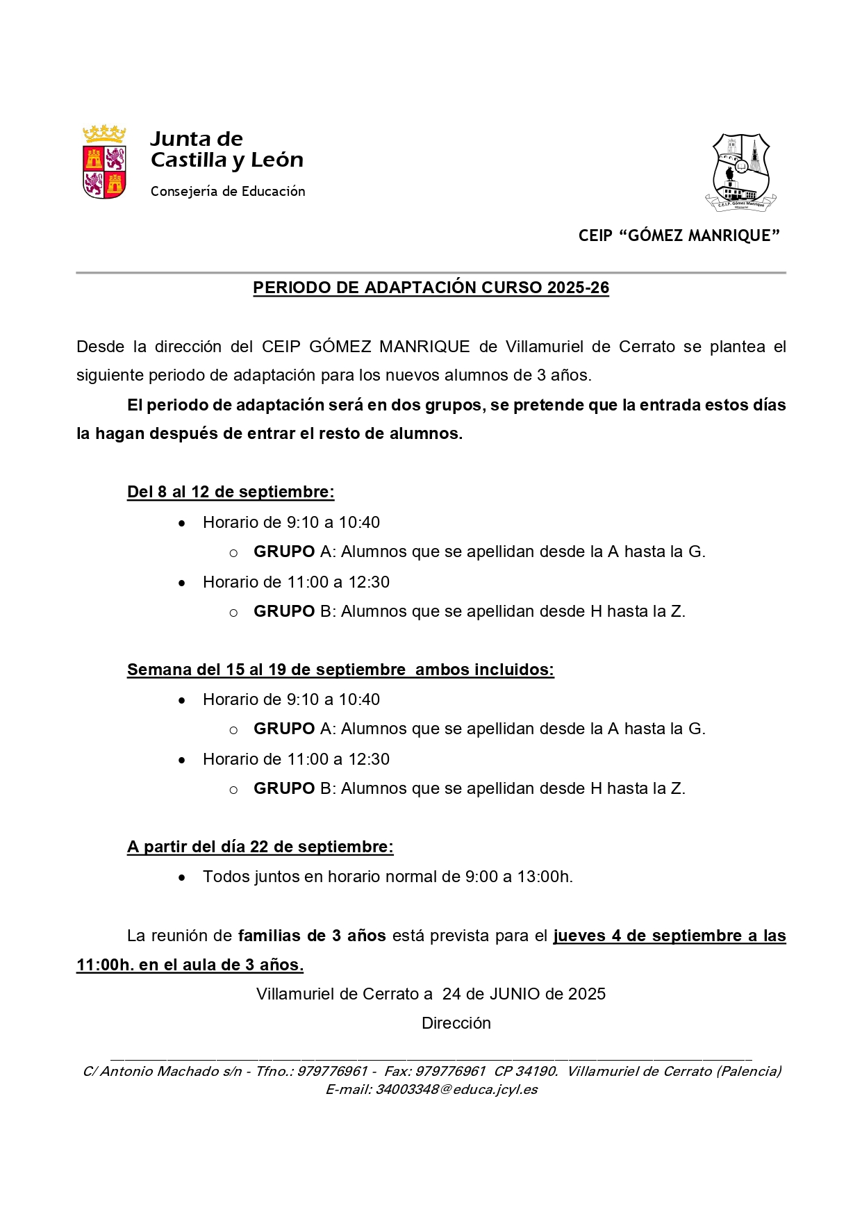 periodo adaptación 25-26